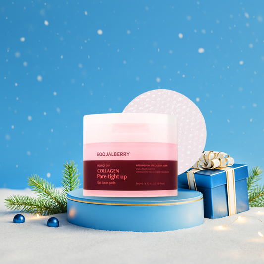 بادات تصغير المسام ايكول بيري - 140مل | EqqualBerry collagen pore tight up gel toner pads