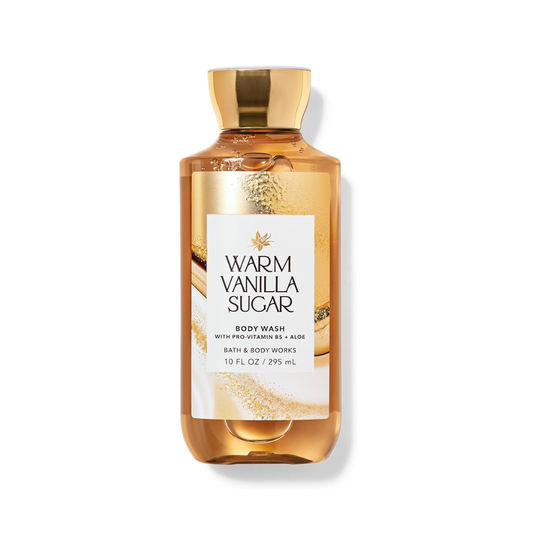 غسول جسم فانيلا باث اند بودي - 295مل | Bath & Body Works warm vanilla sugarbody wash
