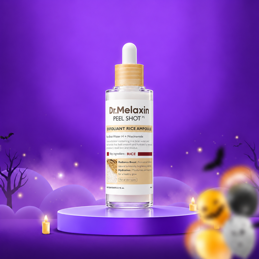 سيروم مقشر الارز الابيض دكتور ميلاكسين - 80مل | Dr.melaxin peel shot exfoliant rice ampoule