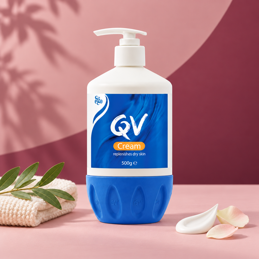 كريم مرطب للجسم كيو في للبشرة الجافة - 500غرام | QV Cream Replenishes Dry Skin