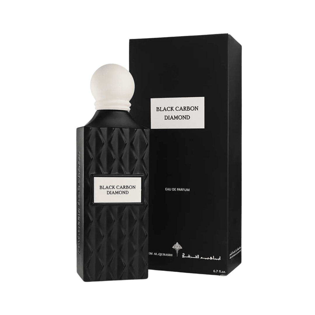 عطر بلاك دايموند ابراهيم القرشي - 200مل | Ibrahim Al qurashi black carbon diamond perfume - Barbie.phar