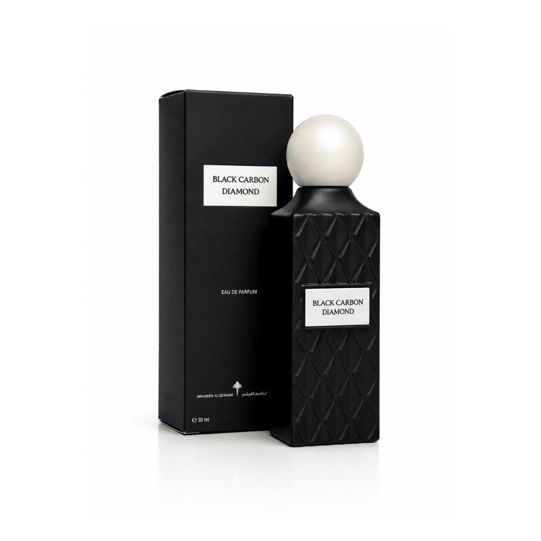 عطر بلاك دايموند صغير ابراهيم القرشي - 30مل | Ibrahim Al qurashi black carbon diamond - Barbie.phar