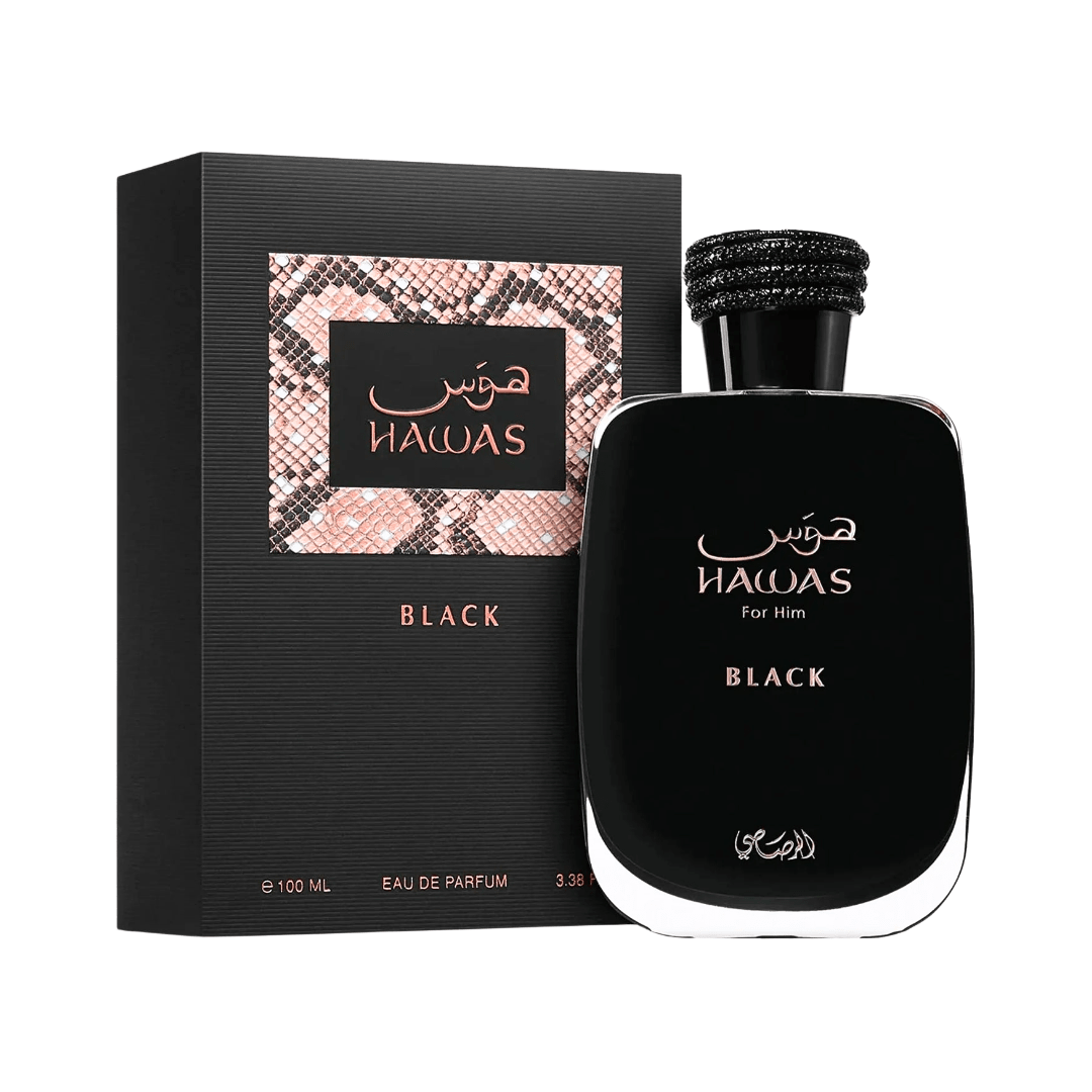 عطر هوس بلاك للرجال - 100مل | Hawas black perfume - Barbie.phar