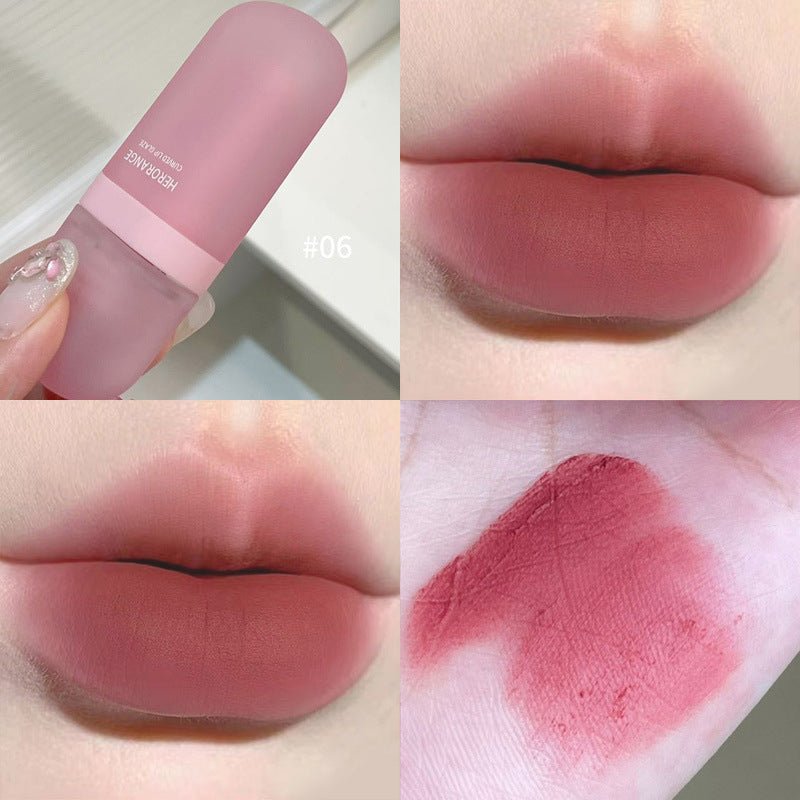 احمر شفاه كلاي هيرو راينج | HERORANGE Curved Clay Lip Glaze - Barbie.phar