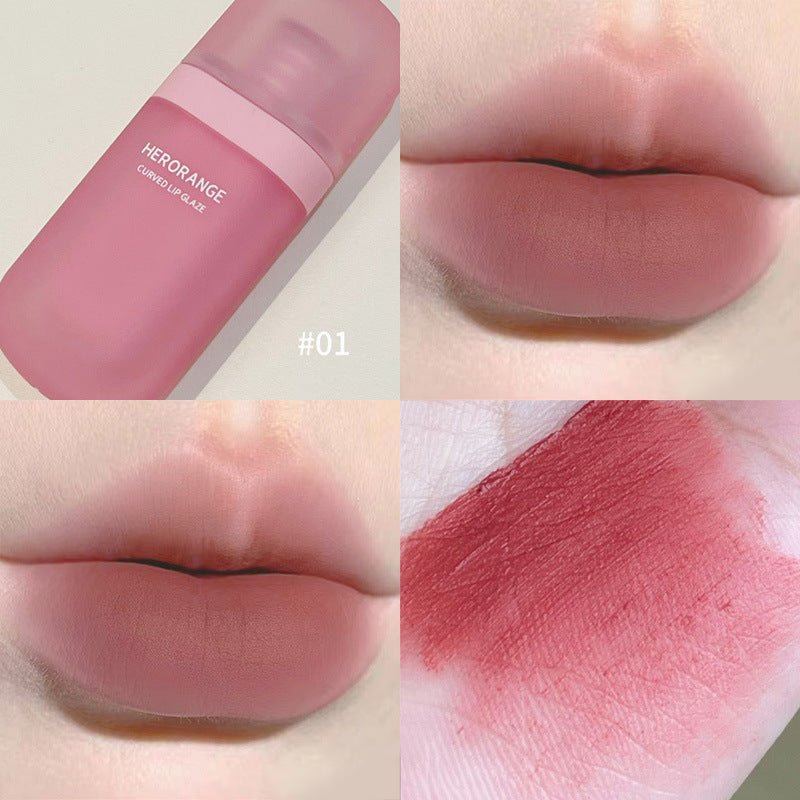 احمر شفاه كلاي هيرو راينج | HERORANGE Curved Clay Lip Glaze - Barbie.phar