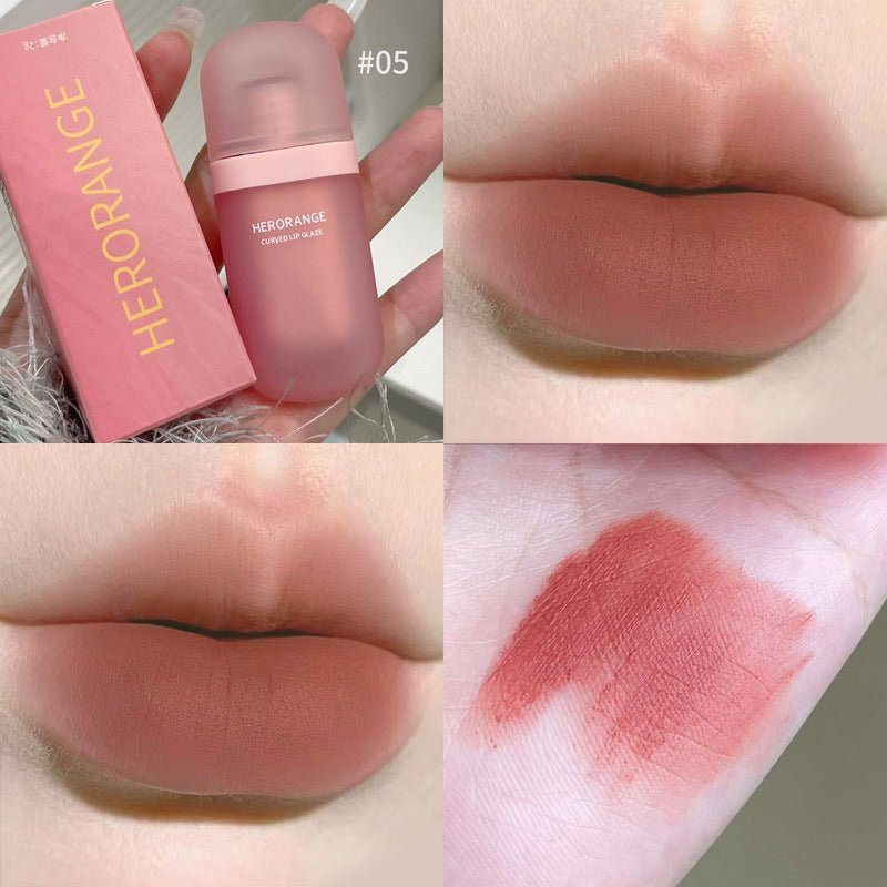 احمر شفاه كلاي هيرو راينج | HERORANGE Curved Clay Lip Glaze - Barbie.phar