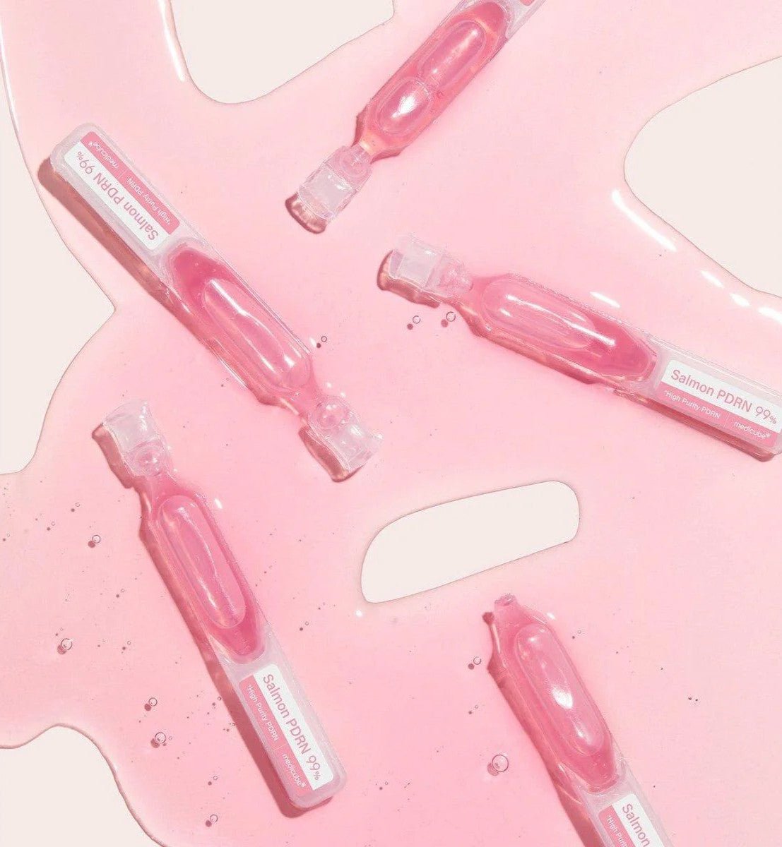 امبولات سيروم السلمون الوردي ميدكيوب | Medicube pdrn pink one day serum - Barbie.phar