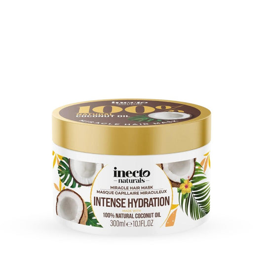 انيكتو ماسك الشعر بجوز الهند - 300مل | INECTO Naturals Miracle Hair Mask Intense Hydration - Barbie.phar