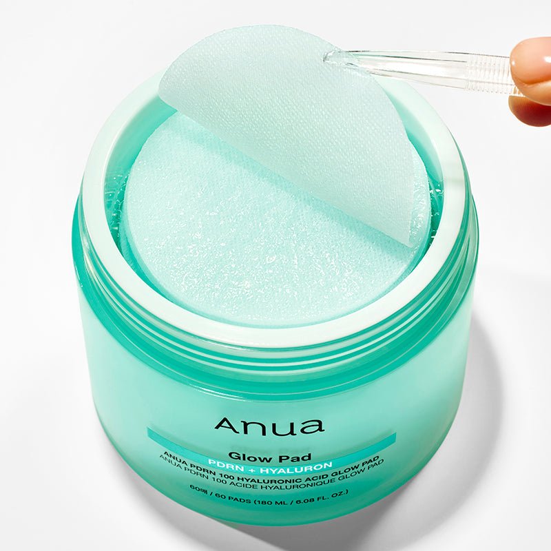 بادات هيالورونيك انوا - 180مل | Anua glow pad pdrn + hyaluron - Barbie.phar