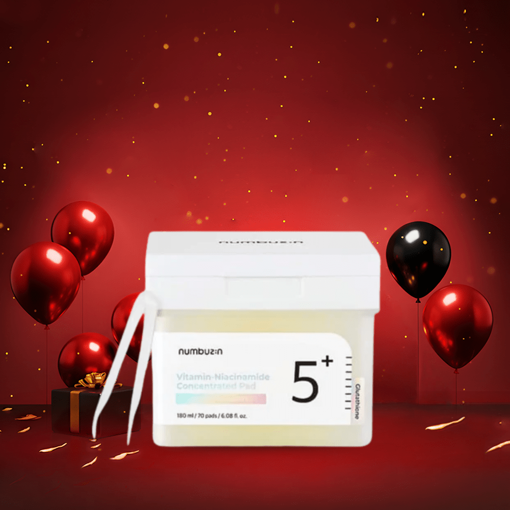 بادات نياسينمايد نمبوزين - 180مل | Numbuzin 5+ Vitamin Niacinamide Concentrated Pad - Barbie.phar