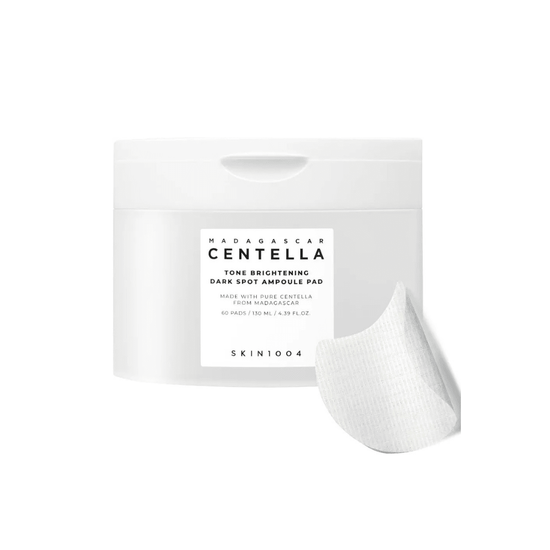 بادات سينتيلا لتفتيح البشرة مدغشقر - 130مل | SKIN1004 madagascar centella tone brightening dark spot ampoule pad - Barbie.phar