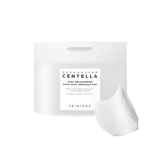 بادات سينتيلا لتفتيح البشرة مدغشقر - 130مل | SKIN1004 madagascar centella tone brightening dark spot ampoule pad - Barbie.phar