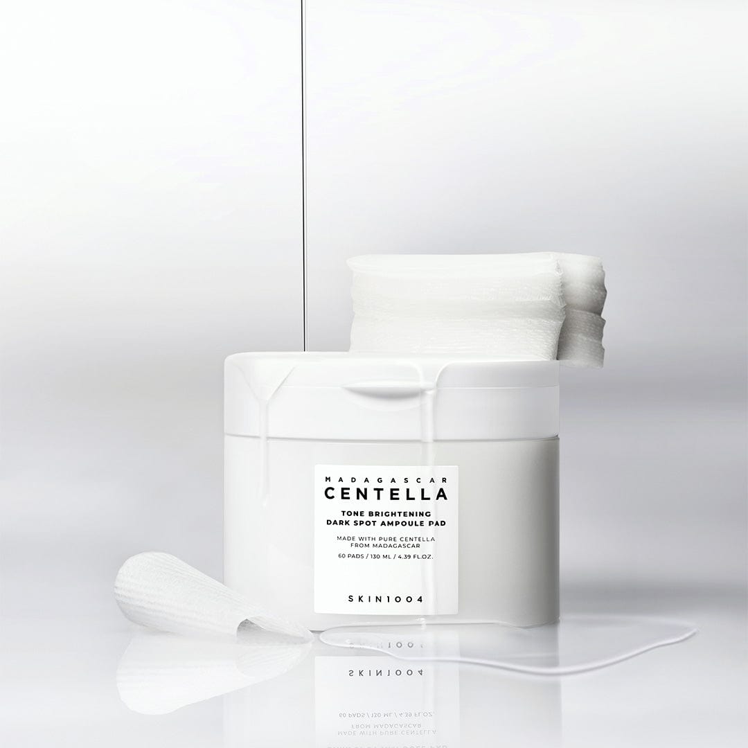 بادات سينتيلا لتفتيح البشرة مدغشقر - 130مل | SKIN1004 madagascar centella tone brightening dark spot ampoule pad - Barbie.phar