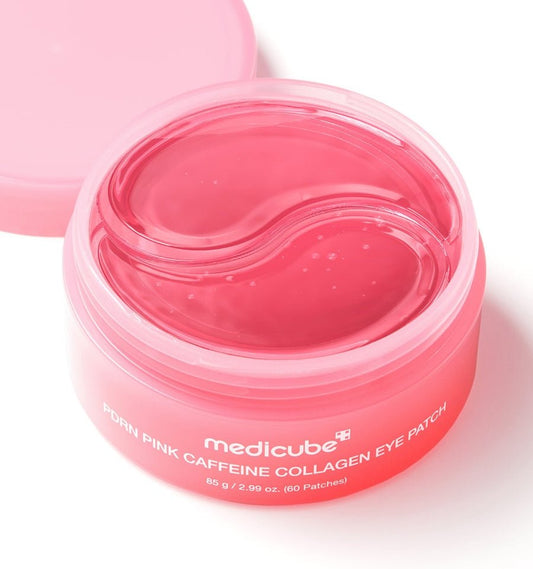 بادات تحت العين ميدكيوب - 85غرام | Medicube pdrn pink caffeine collagen eye patch - Barbie.phar