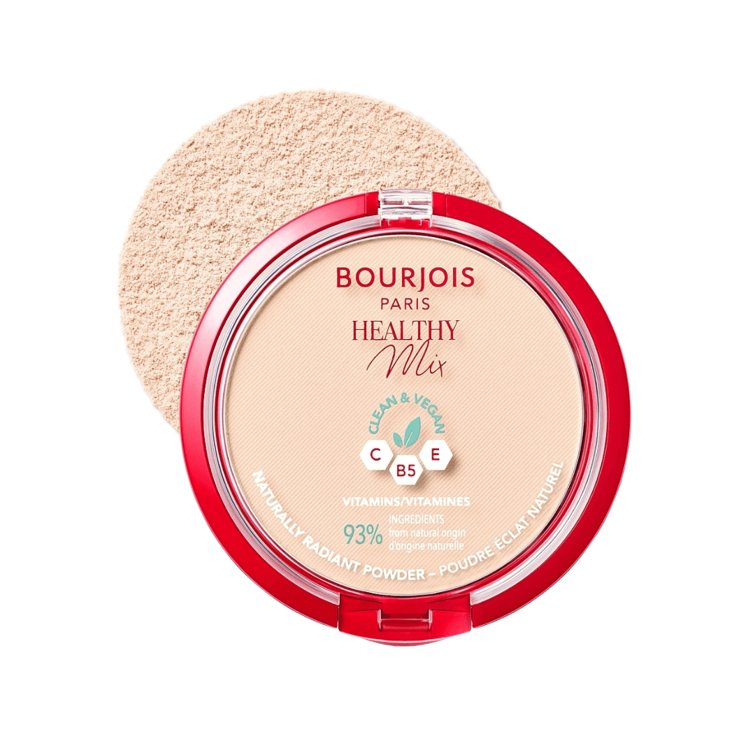 باودر هيلثي مكس برجوا درجة 01 | Bourjois healthy mix vitamins naturally radiant powder 01 - Barbie.phar