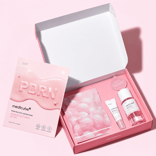 بكج البشرة الزجاجية ميني مديكيوب | Medicube pdrn glow kit - Barbie.phar
