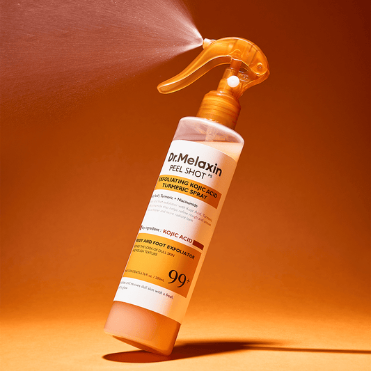 بخاخ مقشر للبشرة دكتور ميلاكسين - 200مل | Dr.melaxin peel shot exfoliating kojic acid turmeric spray - Barbie.phar