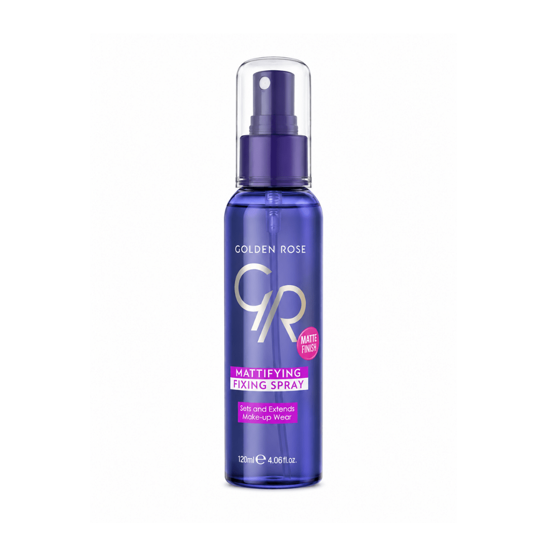 بخاخ مثبت للمكياج مات كولدن روز - 120مل | Golden rose mattifying fixing spray - Barbie.phar