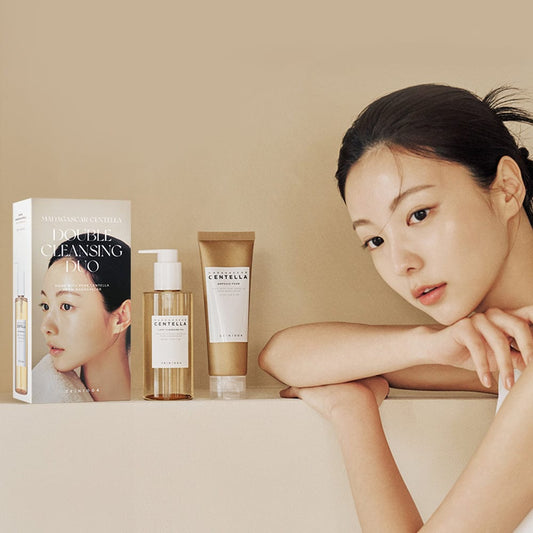بكج التنظيف المزدوج سينتيلا مدغشقر | SKIN1004 centella madagascar double cleansing duo - Barbie.phar