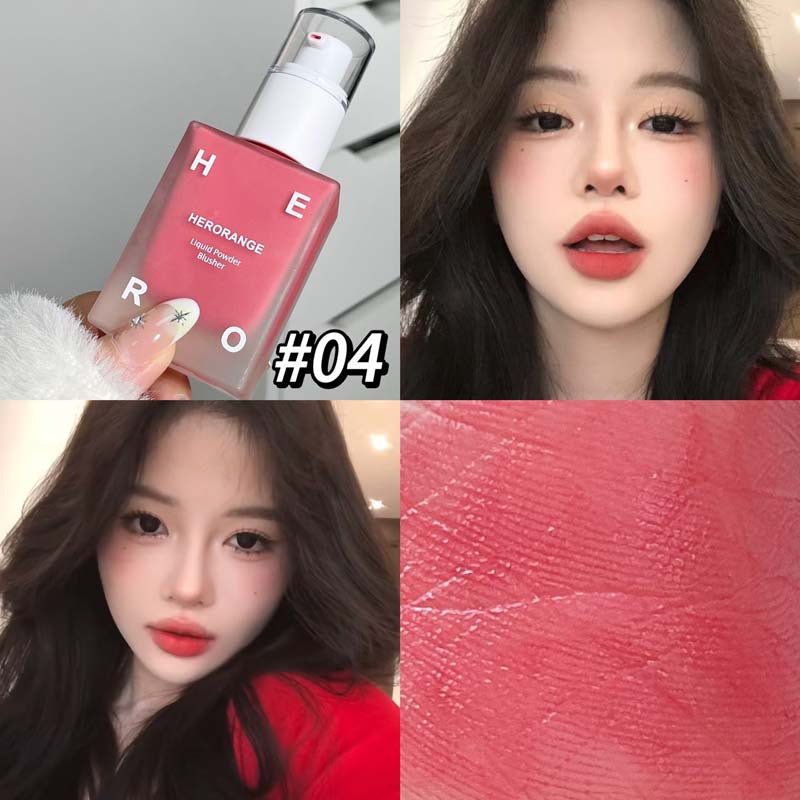 بلش سائل هيرو راينج | HERORANGE Liquid Powder Blusher - Barbie.phar