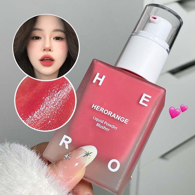 بلش سائل هيرو راينج | HERORANGE Liquid Powder Blusher - Barbie.phar