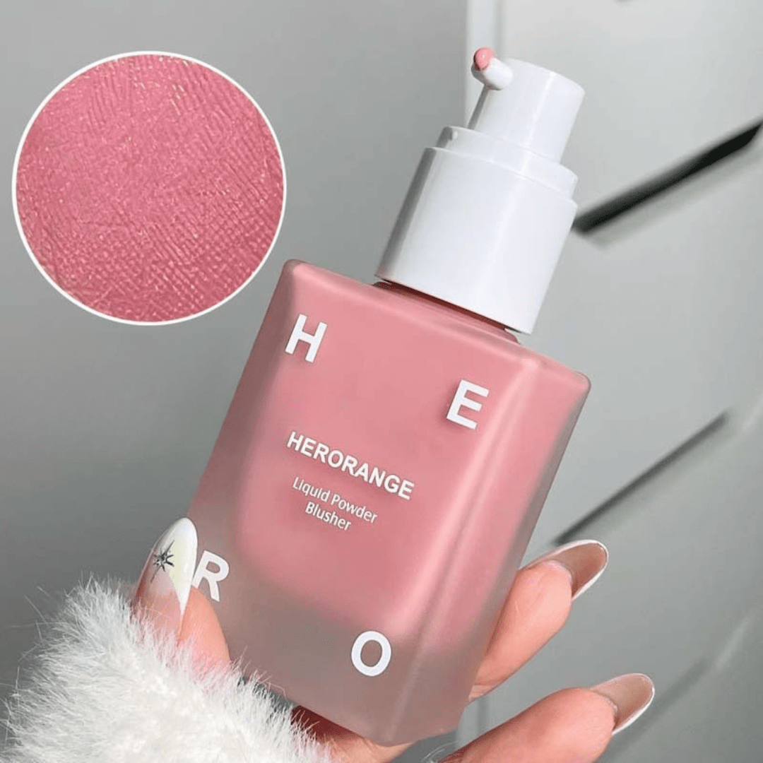 بلش سائل هيرو راينج | HERORANGE Liquid Powder Blusher - Barbie.phar