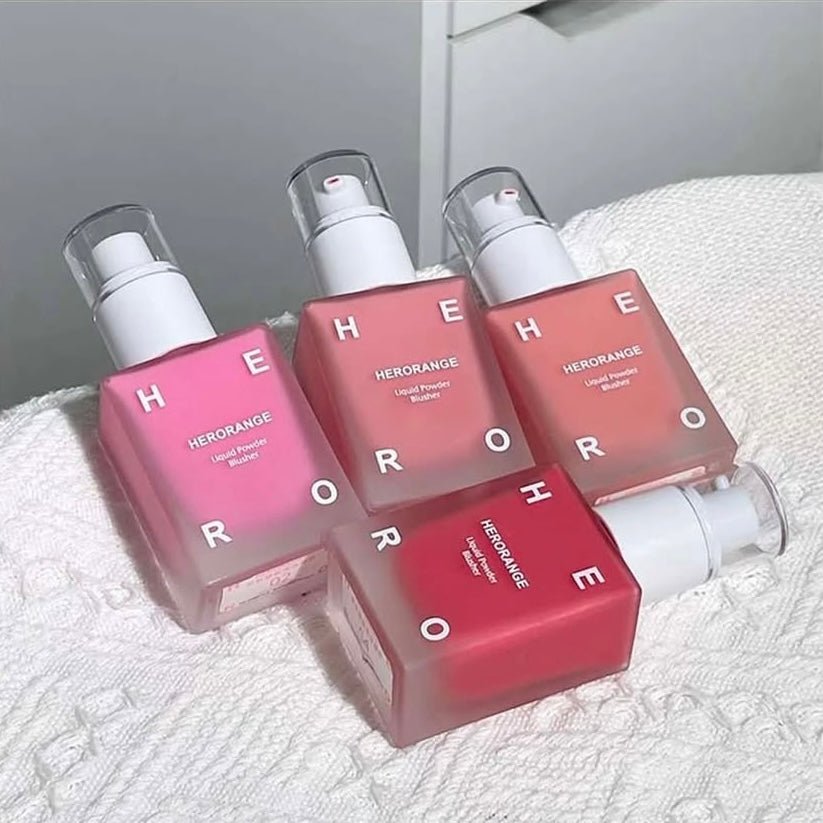 بلش سائل هيرو راينج | HERORANGE Liquid Powder Blusher - Barbie.phar