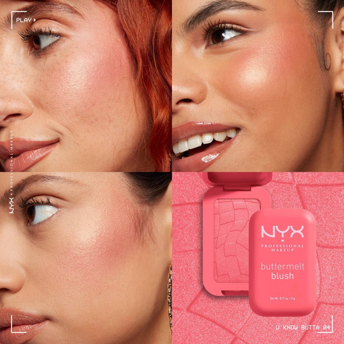 بلشر بتر ميلت درجة (04) ان واي اكس - 5غرام | NYX buttermelt blush (04) u know butta - Barbie.phar