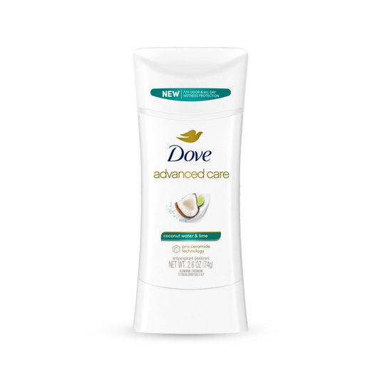 دوف مزيل عرق بجوز الهند - 74غرام | Dove Advanced Care Coconut Water & Lime Deodorant - Barbie.phar