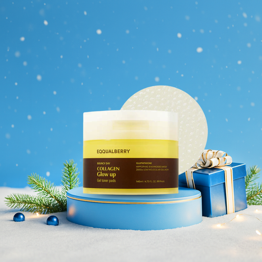 بادات كولاجين ايكول بيري - 140مل | EqqualBerry collagen glow up gel toner pads