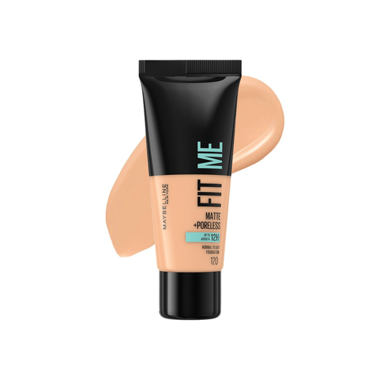 فاونديشن فت مي مايبلين درجة 120 | Maybelline fit me matte + poreless normal to oily foundation 120 - Barbie.phar