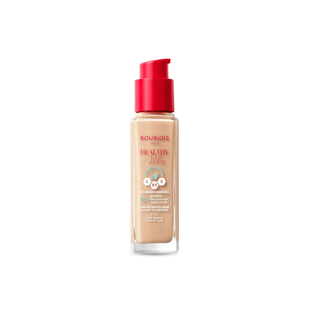 فاونديشن هيلثي مكس برجوا درجة 51 | Bourjois healthy mix vitamins radiant foundation 51w - Barbie.phar