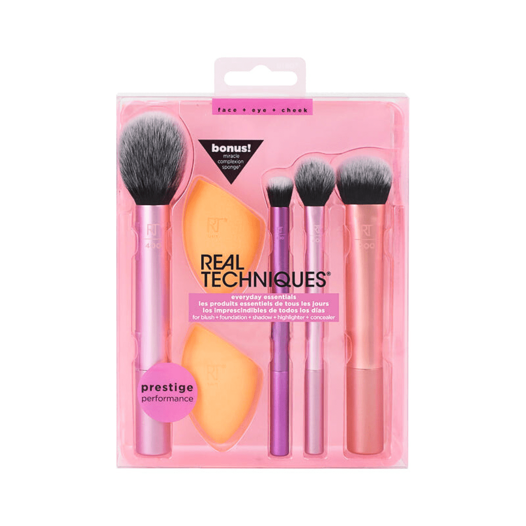 فرش المكياج الاساسي ريل تكنيك | Real Techniques Everyday Essentials Set - Barbie.phar