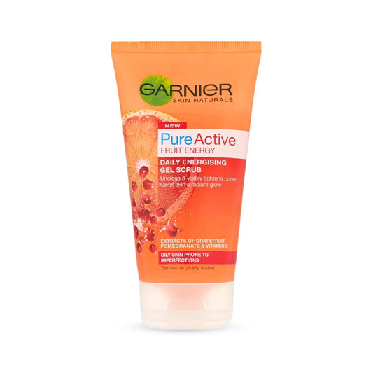 غارنييه مقشر بيور اكتيف اليومي - 150مل | Garnier Pure Active Daily Energising Gel Scrub - Barbie.phar