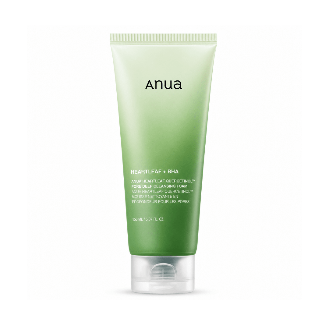 غسول انوا الرغوي - 150مل | Anua Heartleaf + BHA Quercetinol Pore Deep Cleansing Foam - Barbie.phar
