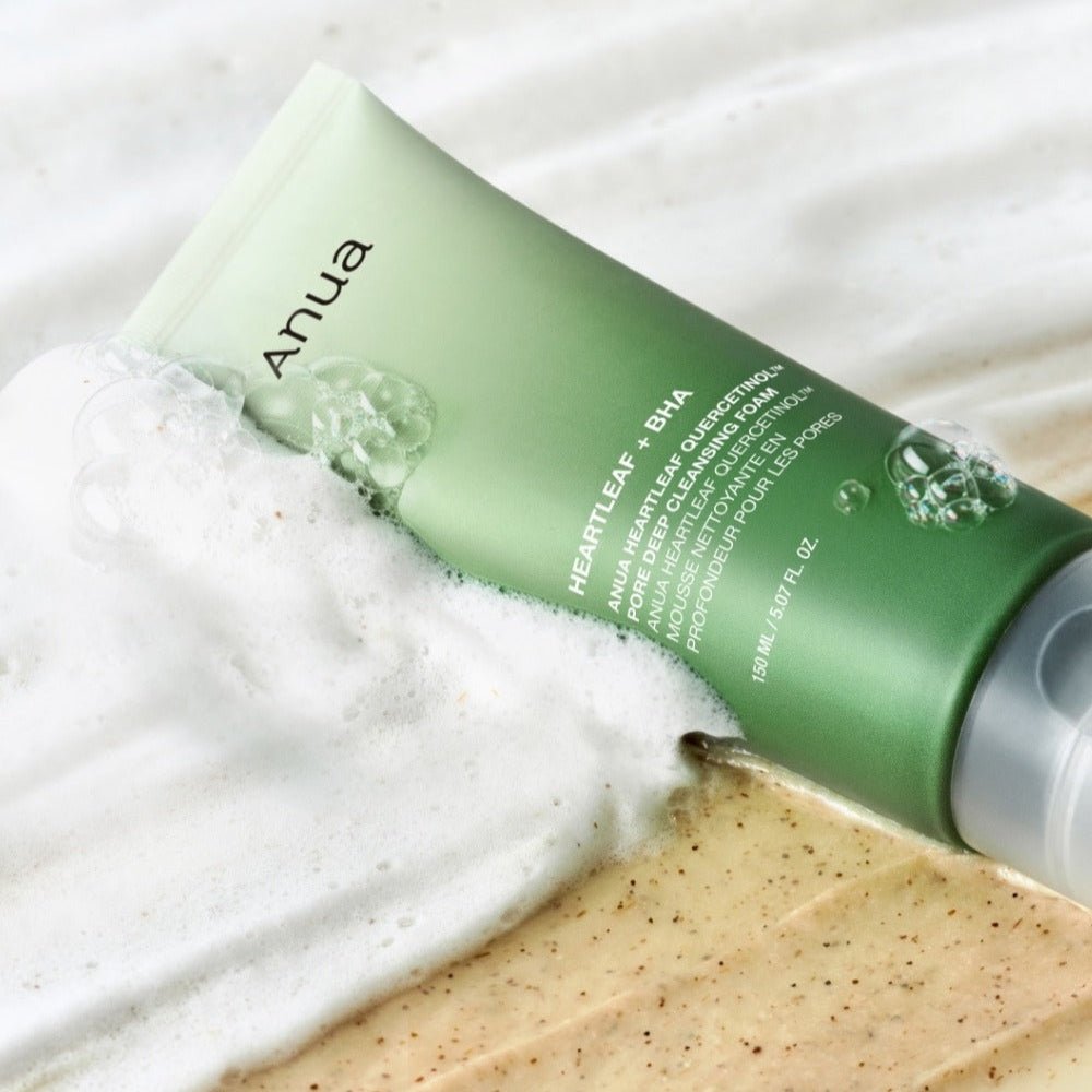 غسول انوا الرغوي - 150مل | Anua Heartleaf Quercetinol Pore Deep Cleansing Foam - Barbie.phar
