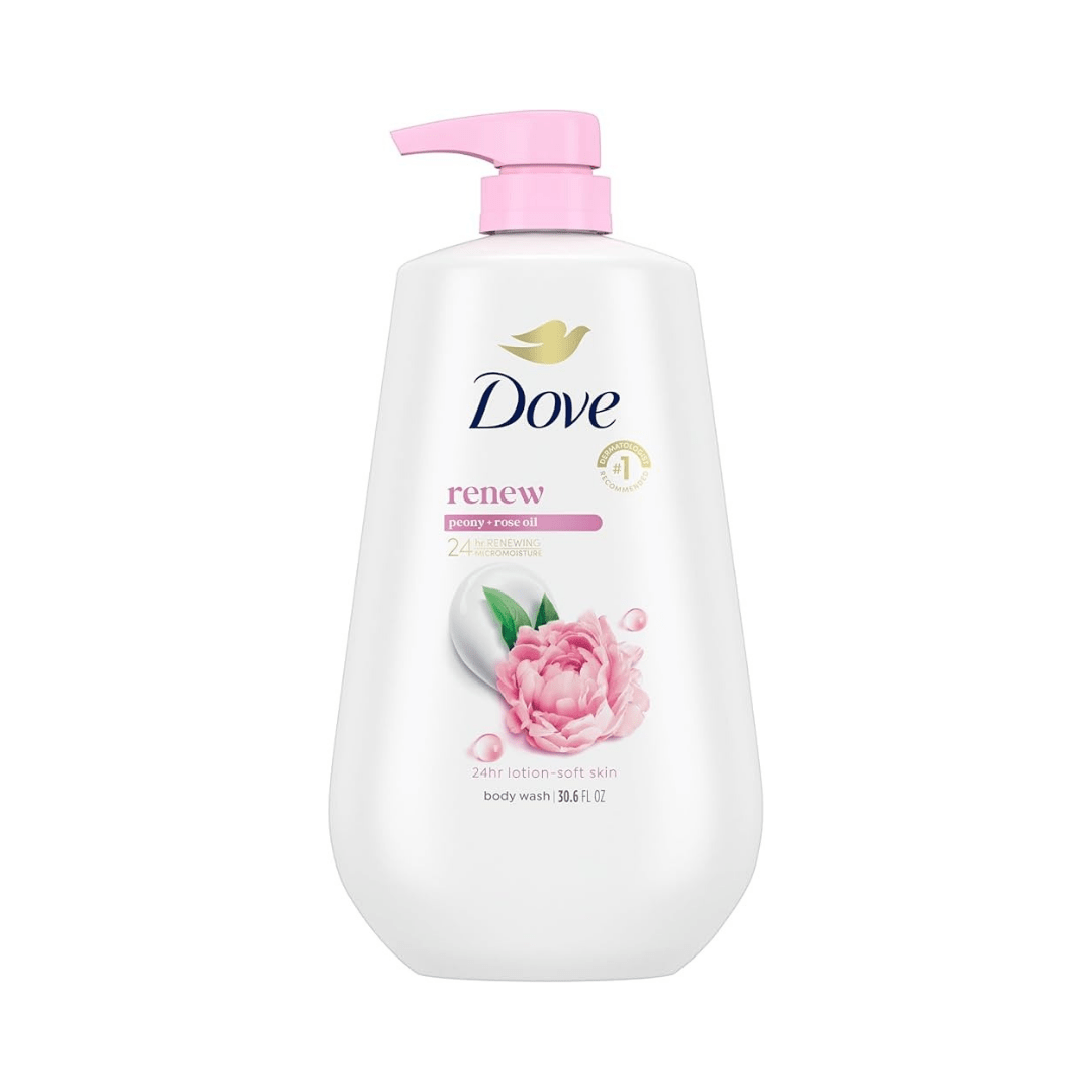 غسول جسم دوف بالورد - 900مل | Dove peony and rose oil body wash - Barbie.phar
