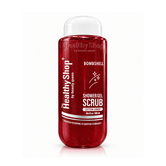 غسول جسم و سكراب بومب شيل ذة هيلثي شوب - 900مل | The Healthy Shop bombshell shower gel scrub - Barbie.phar