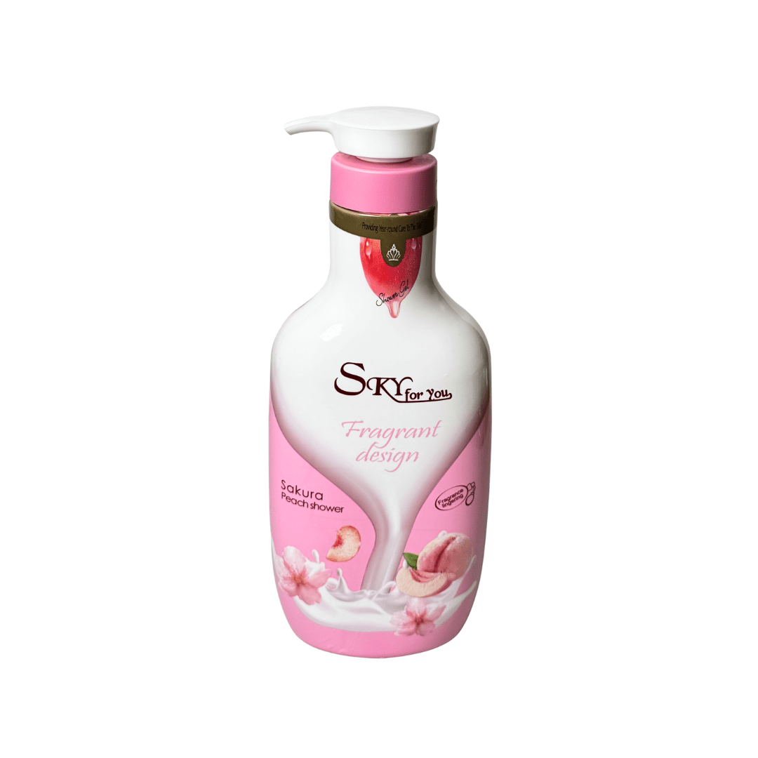 غسول جسم سكاي بخوخ الساكورا | Sky for life sakura peach shower gel - Barbie.phar