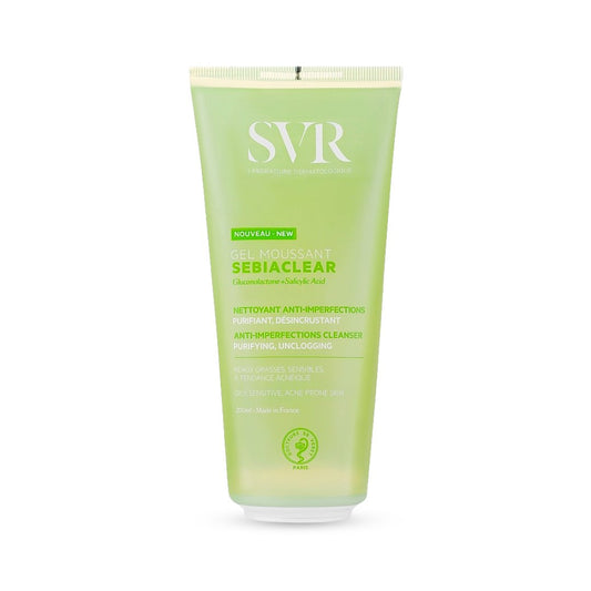 غسول جل اس في ار - 200مل | SVR Gel Moussant Sebiaclear Anti - Imperfections Cleanser - Barbie.phar