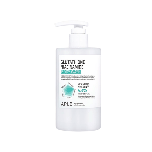 غسول جلوتاثيون للجسم - 300مل | APLB glutathione niacinamide body wash - Barbie.phar