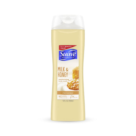 غسول جسم بالحليب والعسل - 443مل | Suave Milk And Honey Body Wash - Barbie.phar