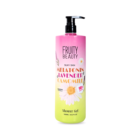 غسول جسم فروتي لافندر - 1000مل | Fruity Beauty silky skin lavender & chamomile shower gel - Barbie.phar