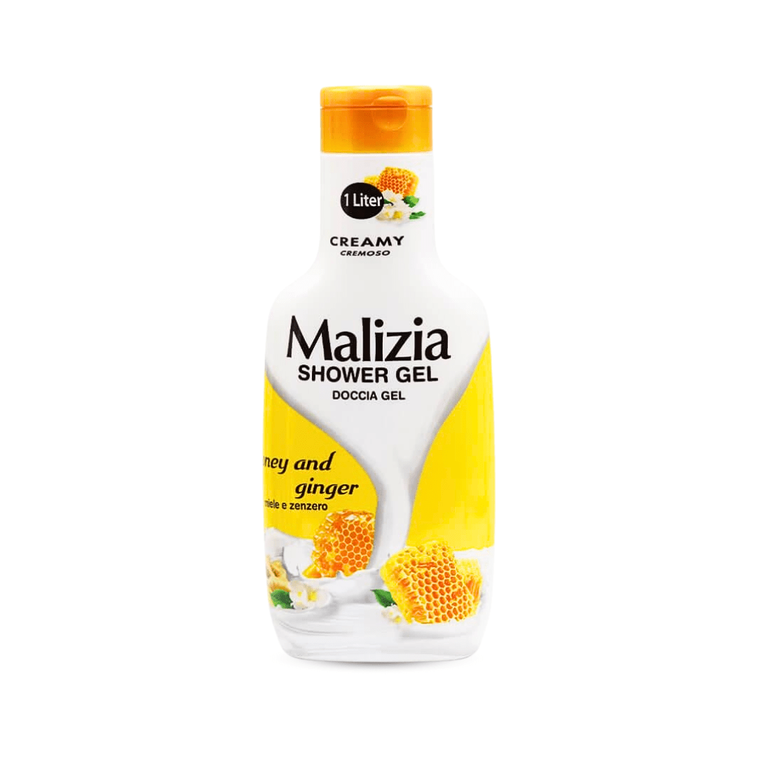 غسول جسم ماليزيا بالعسل - 1000مل | Malizia Shower Gel Honey & Ginger - Barbie.phar