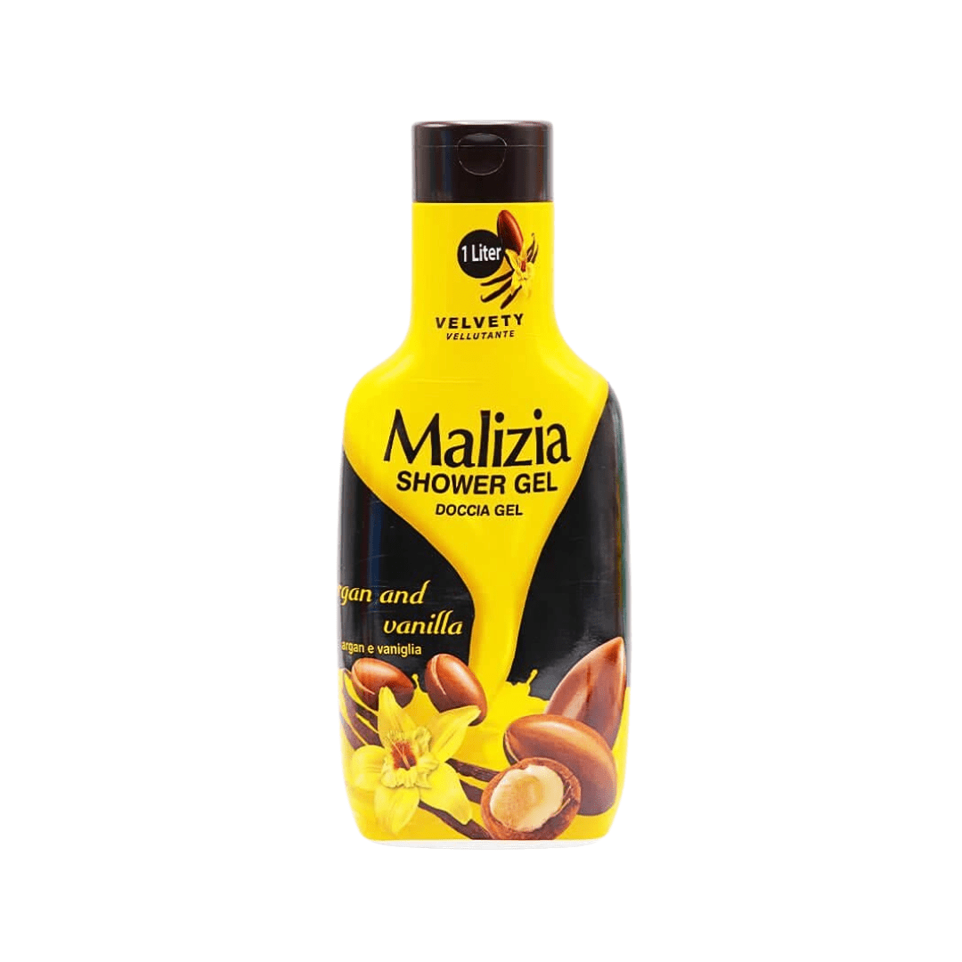 غسول جسم ماليزيا بالفانيلا - 1000مل | Malizia Shower Gel argan & vanilla - Barbie.phar