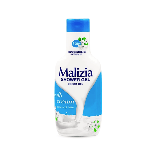غسول جسم ماليزيا بالحليب - 1000مل | Malizia Shower Gel Milk Cream - Barbie.phar