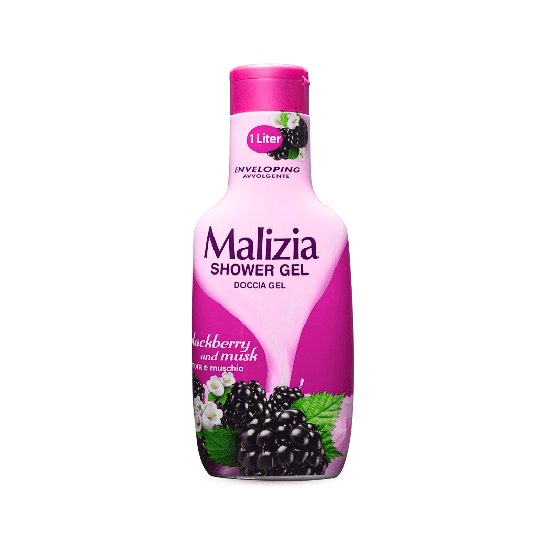 غسول جسم ماليزيا توت اسود - 1000مل | Malizia Shower Gel Blackberry & Musk - Barbie.phar