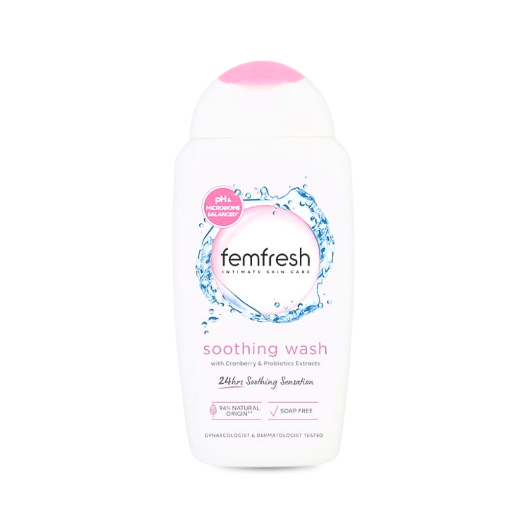 غسول مهدئ للمناطق الحساسة فيم فريش | Femfresh Soothing Wash With Cranberry & Probiotics extract - Barbie.phar