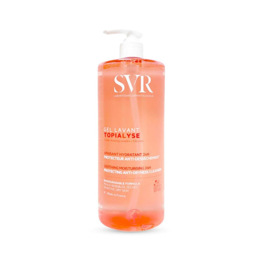 غسول متعدد الاستخدام للوجه ، الجسم والشعر اس في آر - 1 لتر | Svr Gel Lavant Topialyse Cleansing Gel - Barbie.phar