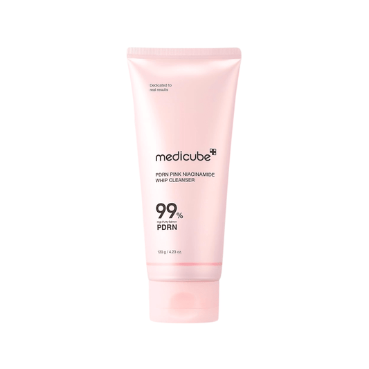 غسول نياسينمايد الوردي ميدكيوب - 120غرام | Medicube PDRN Pink Niacinamide Whip Cleanser - Barbie.phar
